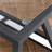 Trilbi Glass Top End Table-460364792