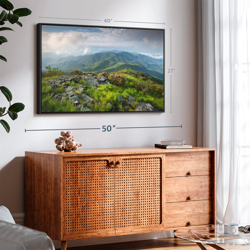 Nature "Art mural majestueux Blue Ridge Mountains", H 27 po x l 40 po