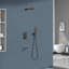 Système de douche à pluie haute pression 3 fonctions, ensemble de robinet de baignoire