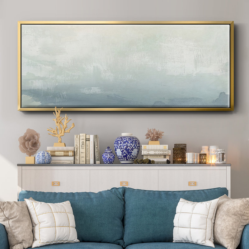 Tone Scape I- Framed Canvas