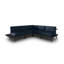 245cm Wide Metal Patio Sectional with Cushions-1102778212