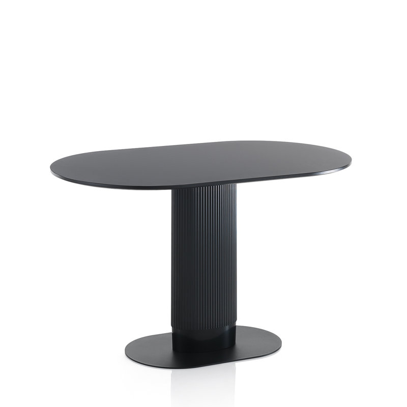 Bonell Oval Dining Table, Black