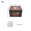 Chaufferette effet grain de bois