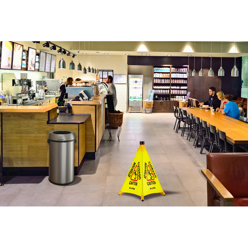 Cone Triangular Shaped Caution Wet Floor Sign