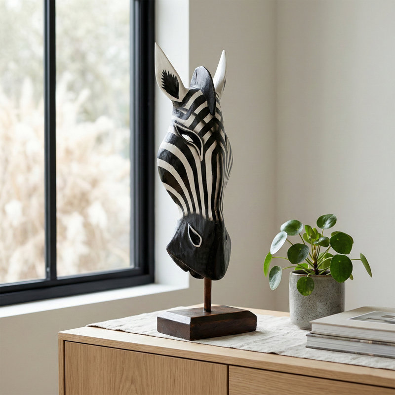 Montserrad Animals Bust, Black