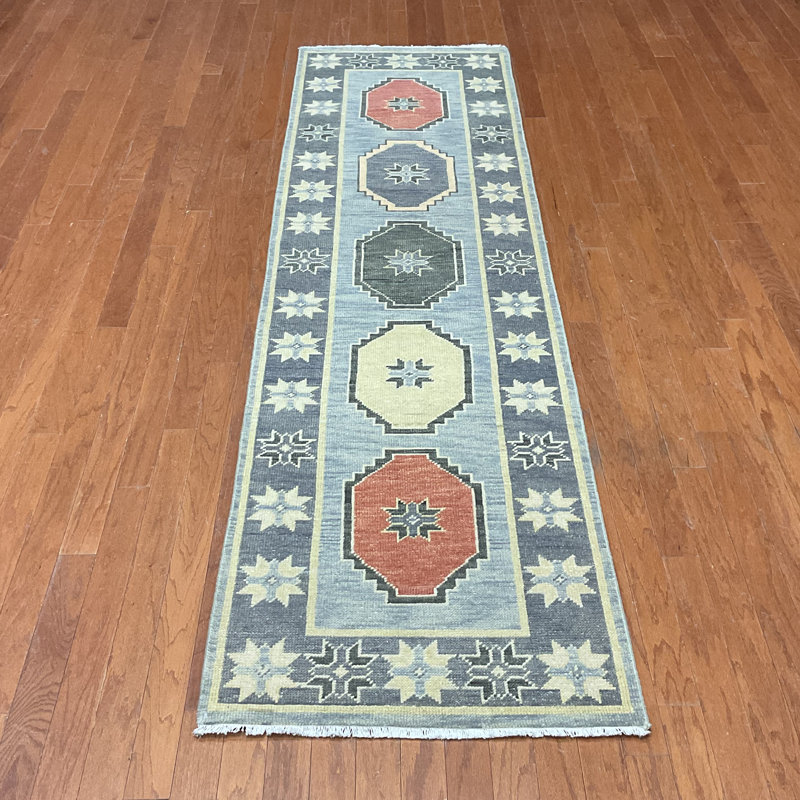  Chemin de table en laine Khotan fait à la main