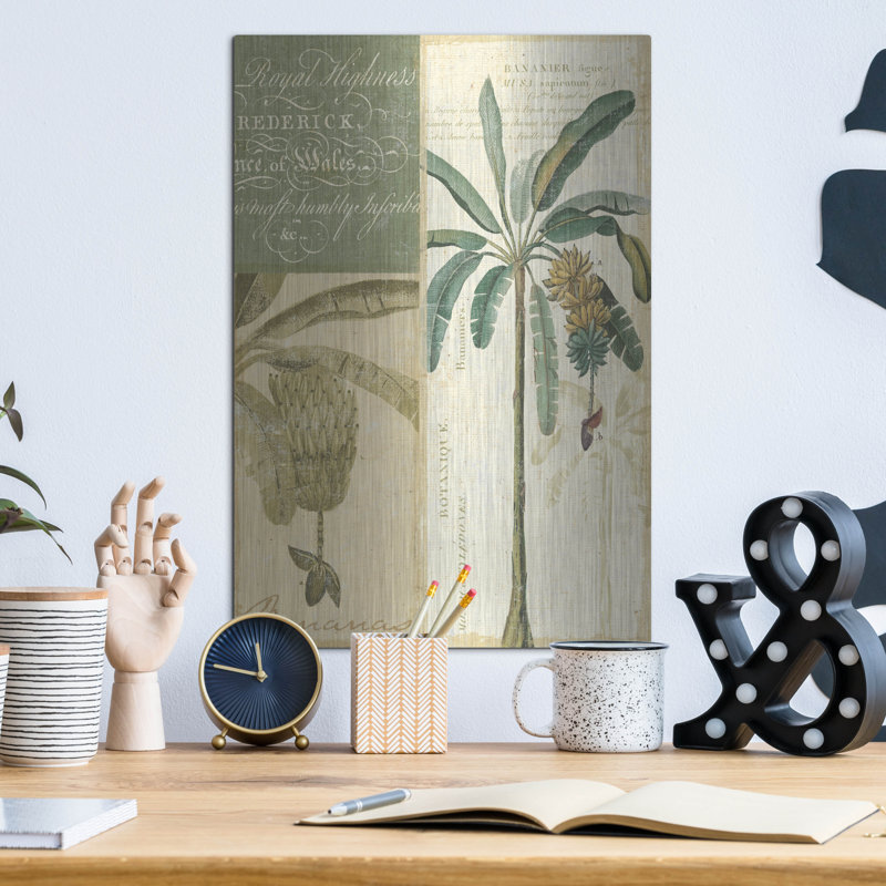 «Palm Study I» par NBL Studio, H 16 po x l 12 po