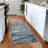 Linover Teal Washable Indoor-Outdoor Rug - LOOMLAN-8420554