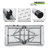 4-Foot Plastic Folding Table, Indoor Outdoor Desk with Carrying Handle and Height Adjustable-89255289
