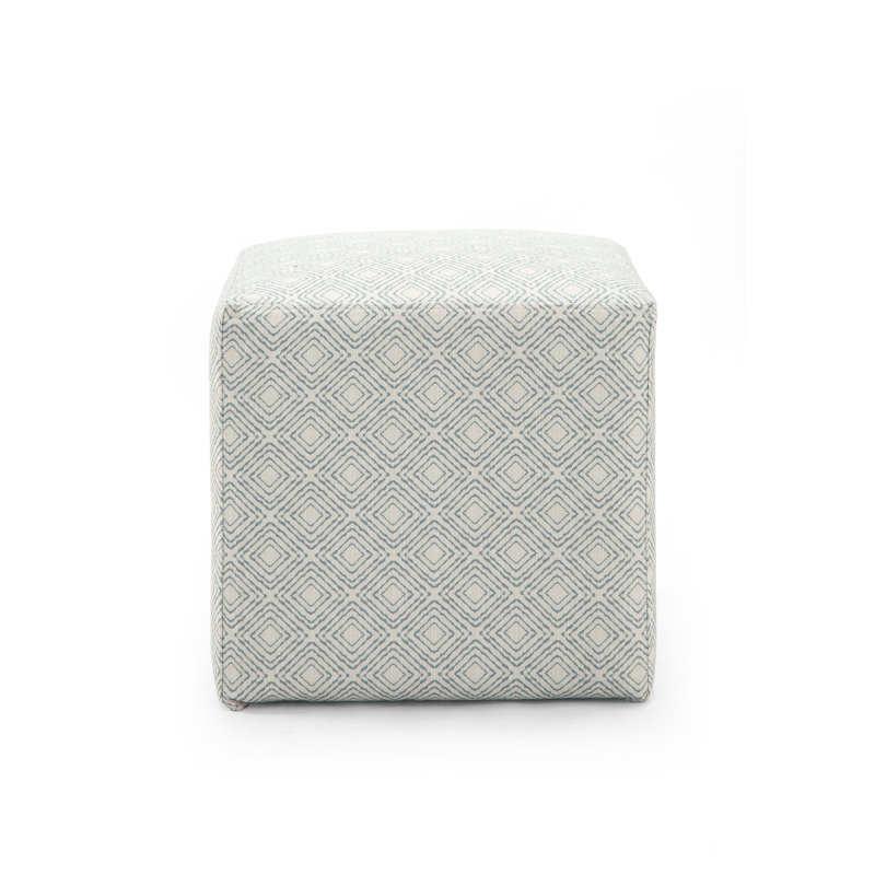 Jillian Upholstered Ottoman, Robin's Egg
