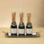 Mini bougie à petit flacon champagne
