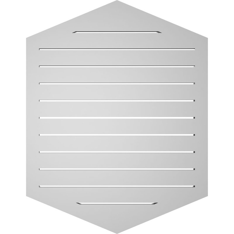 Pente verticale verticale en uréthane 5 pi, H 36 po x l 28 po x P 1,5 po