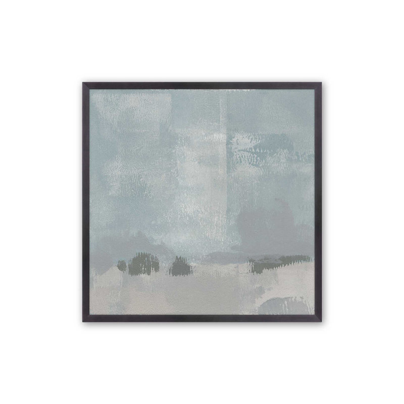 Impressions of Stillness I, H 13,75 po x l 13,75 po, Encadrement ouvert, zinc vieilli