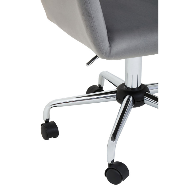 Bowry Polyester Blend Office Chair, Gray