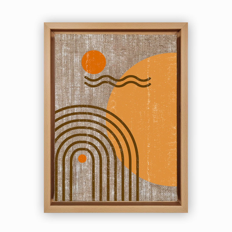 Peinture décorative sur toile, Bois, H 37,8 po x l 26 po