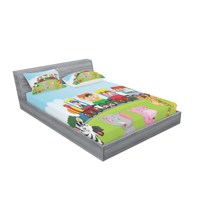 Microfiber Sheet Set, Full/Double Sheet Set with Fitted Sheet