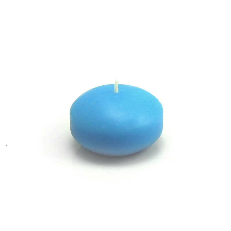 Candles Unscented Floating Candle, 24, Light Blue