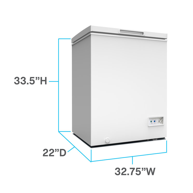 7.0 cu. ft. Chest Freezer with Stainless Steel Lid - Thumbnail 2