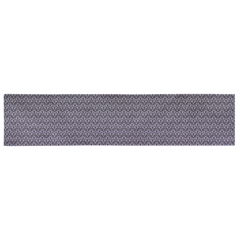 Chemin de table art déco Avicia, 90 po x 16 po, Dégradé mauve, Sergé de coton