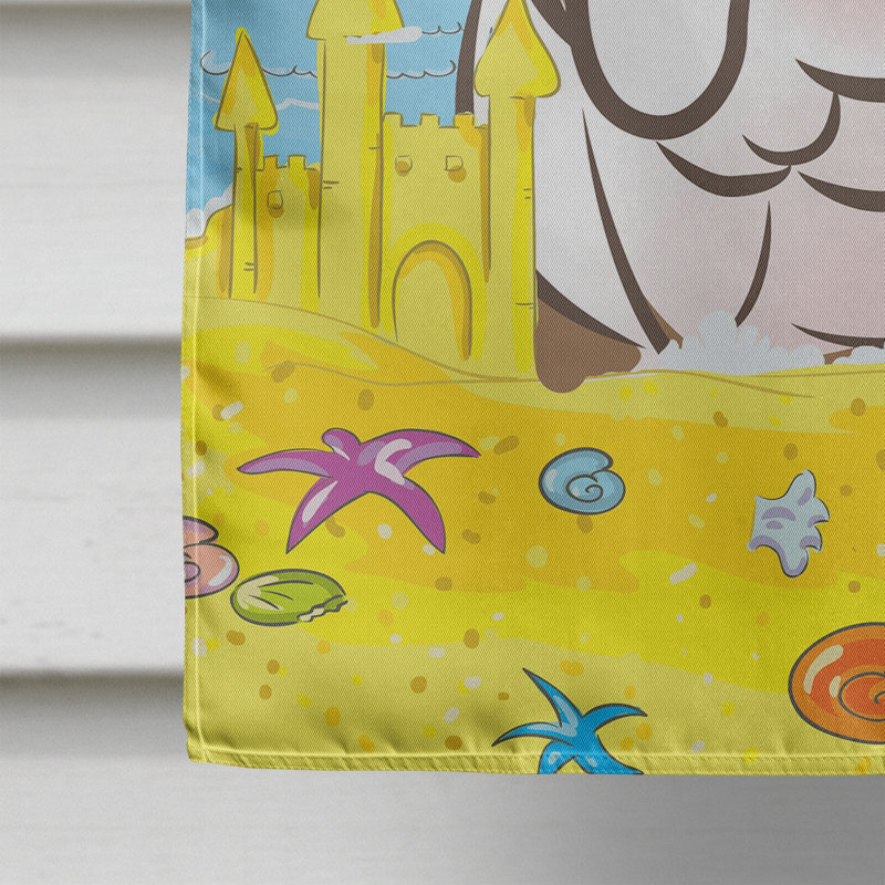 Drapeau de maison 40 po x 28 po Batchelder, Bouledogue anglais brun