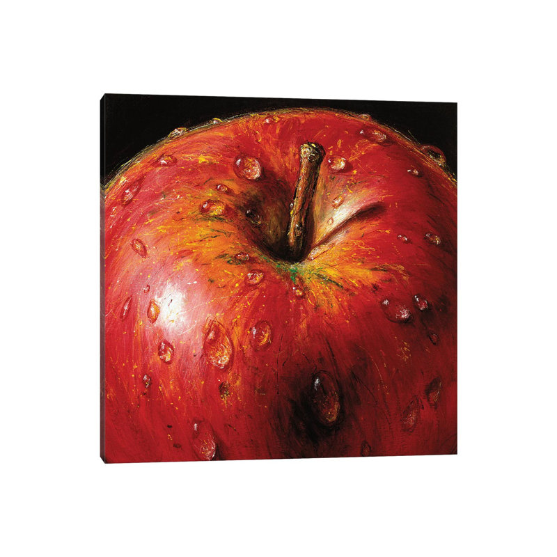 Apple by AlmaCh - Wrapped Canvas Print, 30.48cm H x 30.48cm W x 1.91cm D