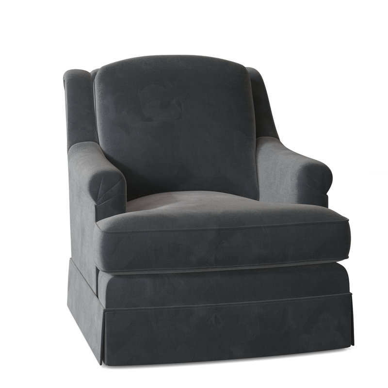 Milan 35.5" Wide Armchair, Stationary, 9508 Hazelnut