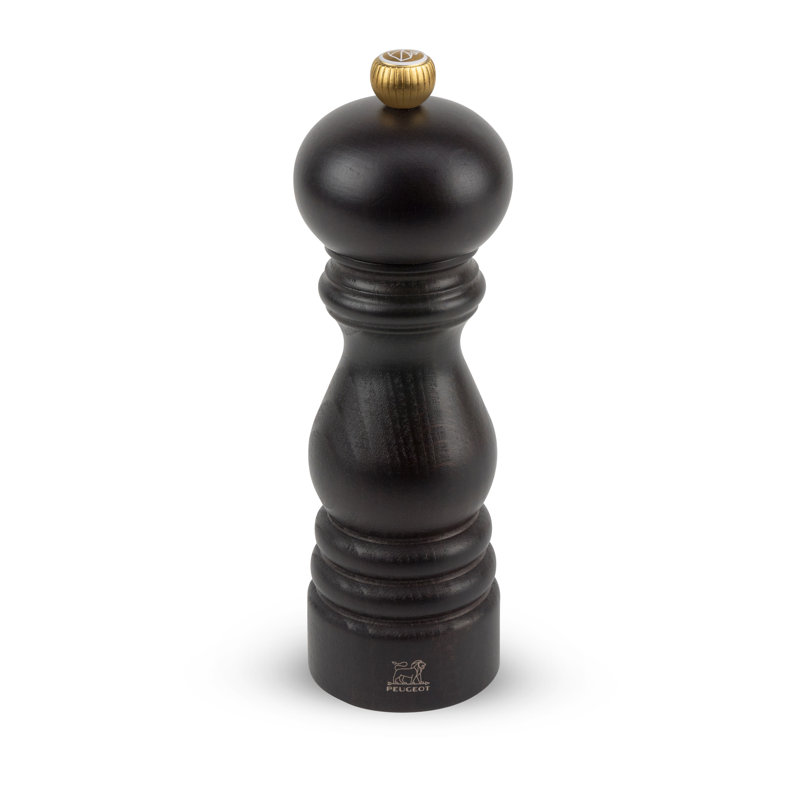 Peugeot Saveurs, Paris - Salt Mill, 17.7cm H x 5.9cm W x 5.9cm D, Chocolate