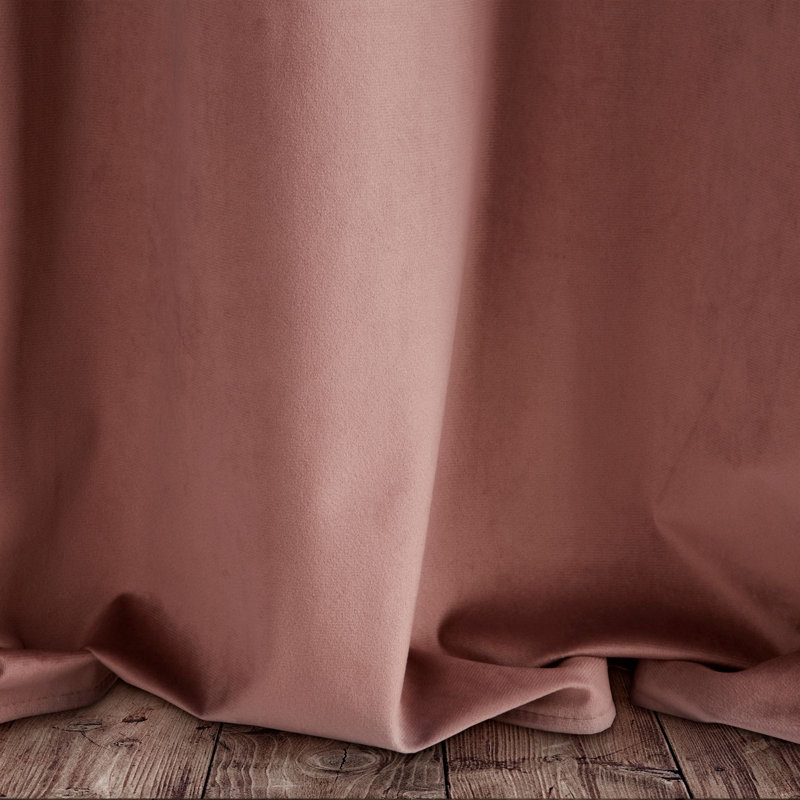 Tavarozzi Blackout Curtain, Rose