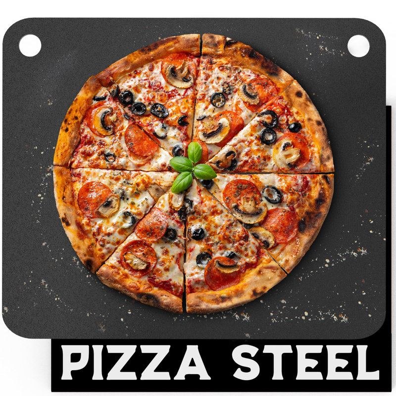 Durable Carbon Steel Pizza Baking Plate 16" x 13.4"