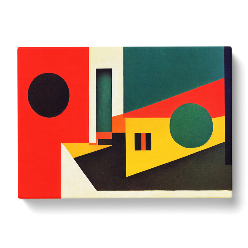 Scandinavian Abstract Art Vol.1 - Wrapped Canvas, 35cm H x 50cm W x 3cm D