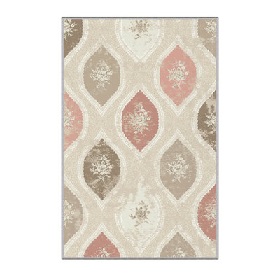 Luxurious 3D Printed Area Carpet, 5.9 x 9.2 Feet | 100% Polyester, 0.3 in Pile Height, 650 g/m² | Antibacterial & Non-Slip Underside, Machine Washable for Easy Care | Perfect for Living Room, Bedroom, or Office Décor
