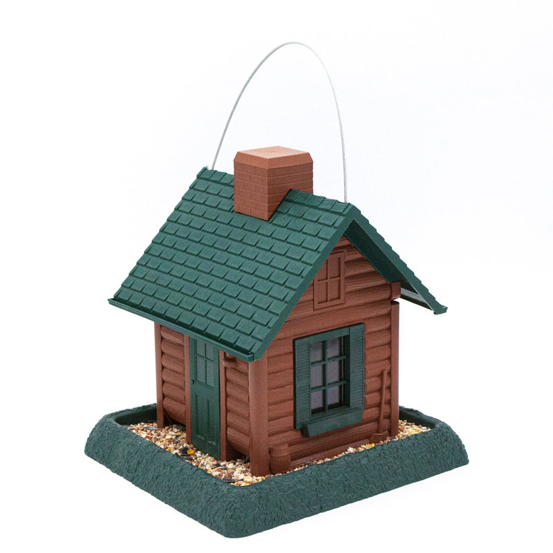 LOG CABIN BIRDFEEDER