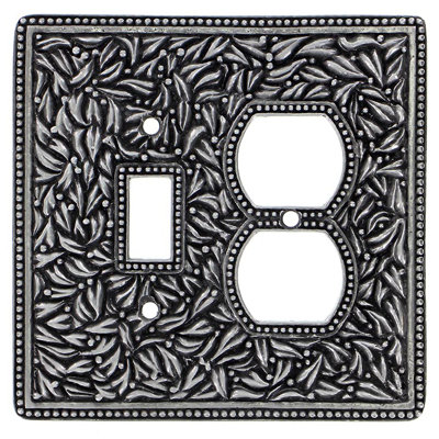 San Michele Patterned 2 - Gang Combination Plate Combination Wall Plate