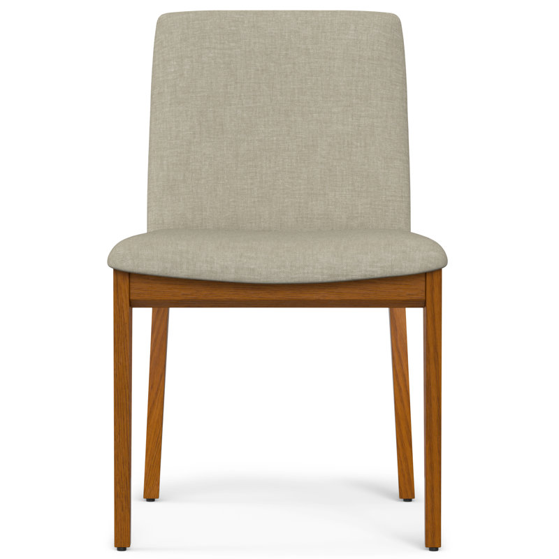 Chaise de salle à manger rembourrée Selena, Naturel