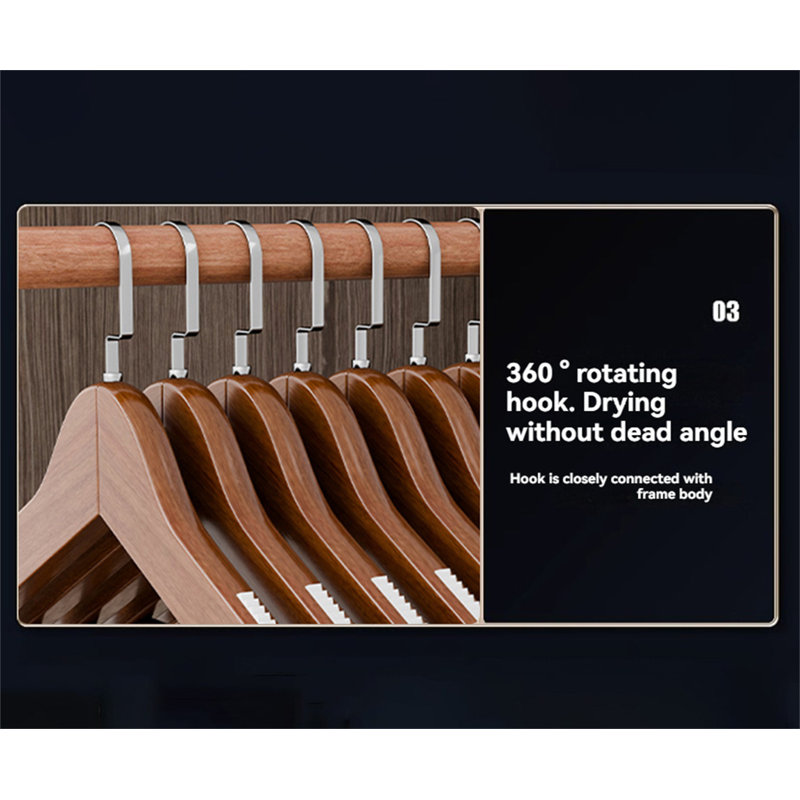 Cintres ergonomiques en bois, 15