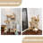 6 Tiers Cat Tree with Condons,Perch,Scratching Posts
