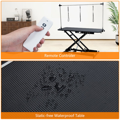 24'' D Metal Adjustable Dog Hydraulic Grooming Table