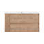Meuble-lavabo mural 36 po avec lavabo en céramique-25182360