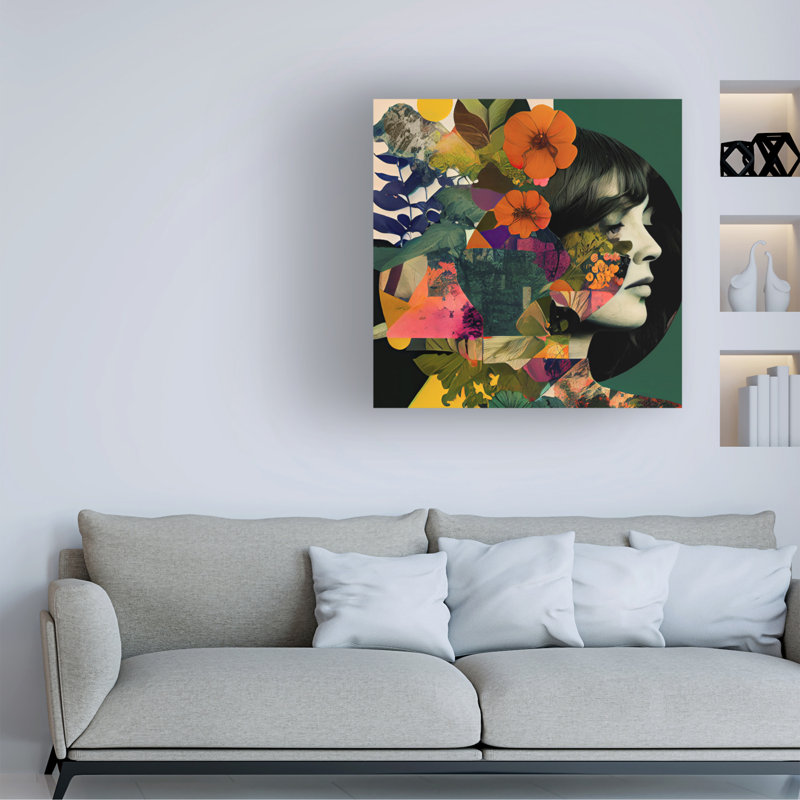 Art sur toile Sasha Second Escape, H 14 po x l 14 po