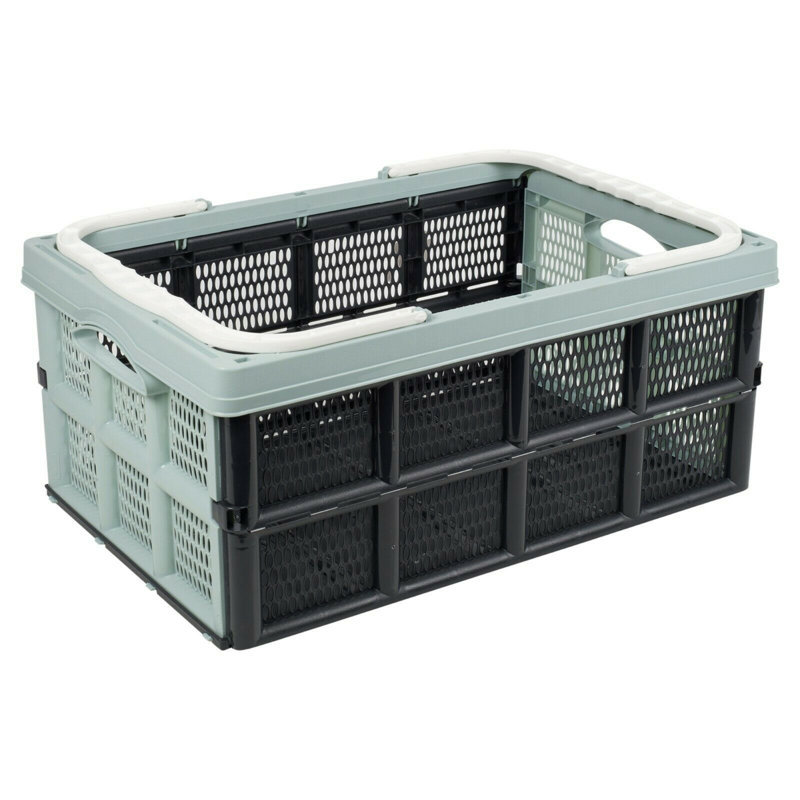 Rebrilliant Plastic Decorative Bin, Teal