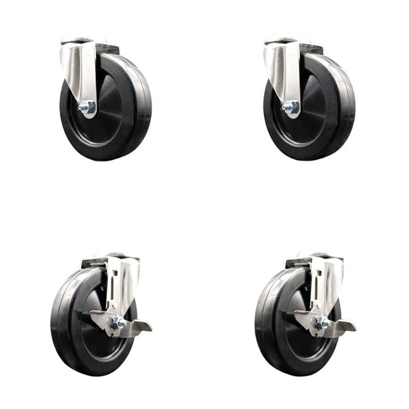 Hard Rubber Casters