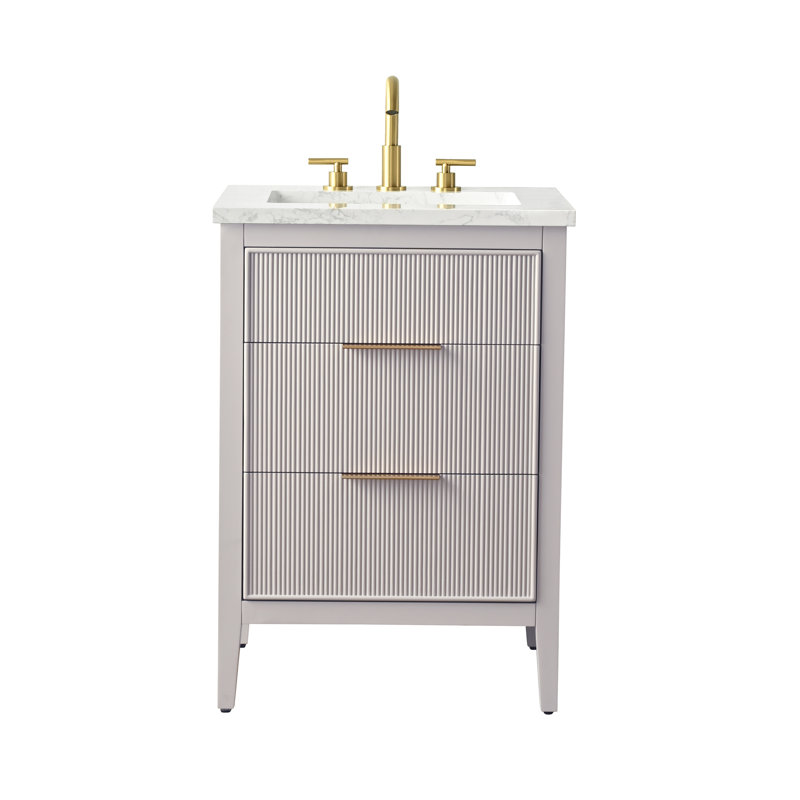 Emma 24" W Single Vanity, Taupe