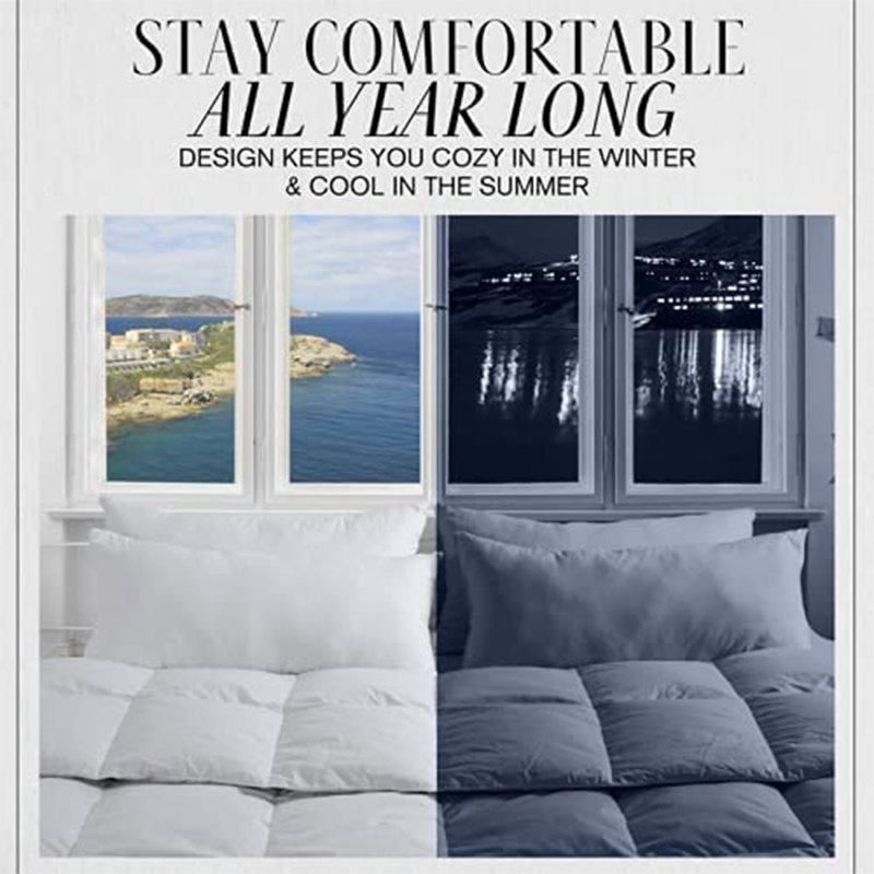 All Season Goose Down Alternative Comforter, Twin