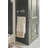 Glacio Clear/Polished Nickel Open Towel Ring