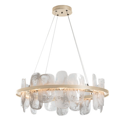 Luminaire suspendu à 1 lumière DEL Vitre
