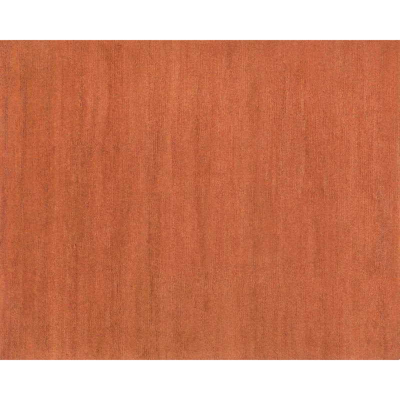 Sprouts Wool Area Rug in Orange, Rectangle 10' x 14'