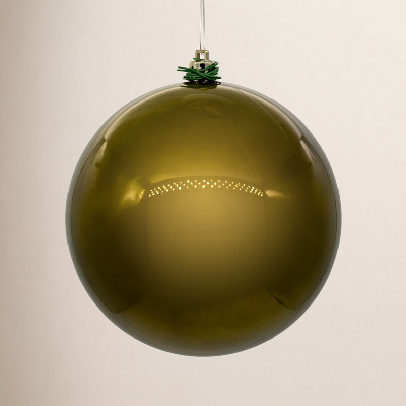 4" Shatterproof Bauble, Olive