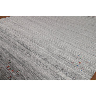 Handmade Silk Gabbeh Oriental Area Rug 9x12