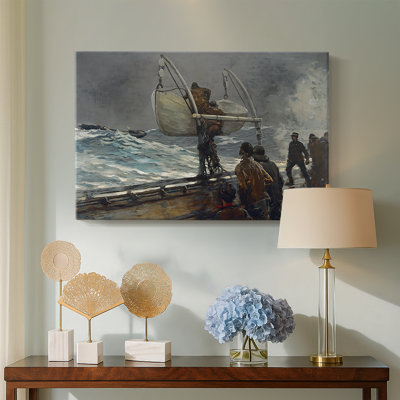 Signal of Distress-Winslow Homer-Toile tendue avec châssis-1890