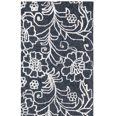 Tapis floral touffeté à la main Marbella